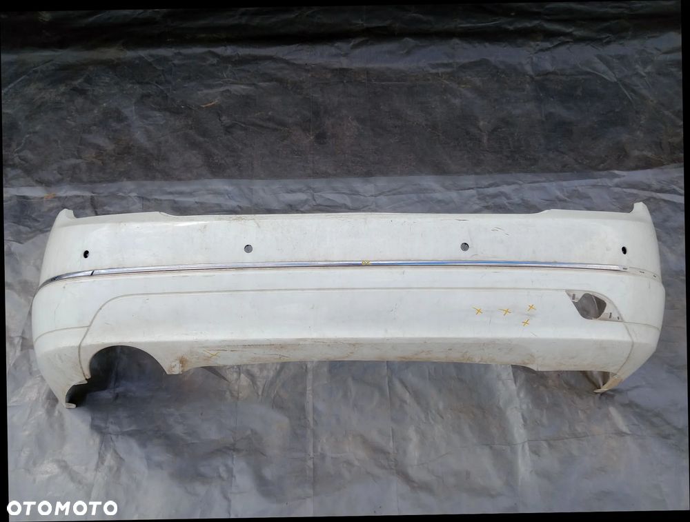 MERCEDES C-KLASA C KLASA 204 W204 SEDAN 2007-2010 ZDERZAK TYLNY TYŁ CHROM LISTWA NIKIEL LISTEWKA - 1