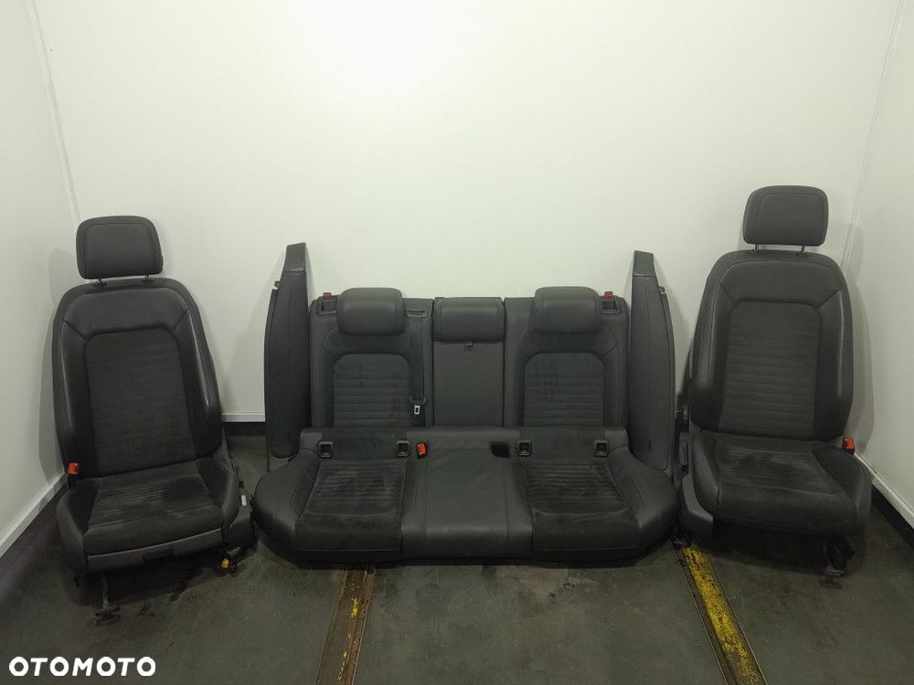 VW PASSAT B8 KOMBI KOMPLET FOTELI SKÓRA ALCANTARA ERGOCOMFORT - 1