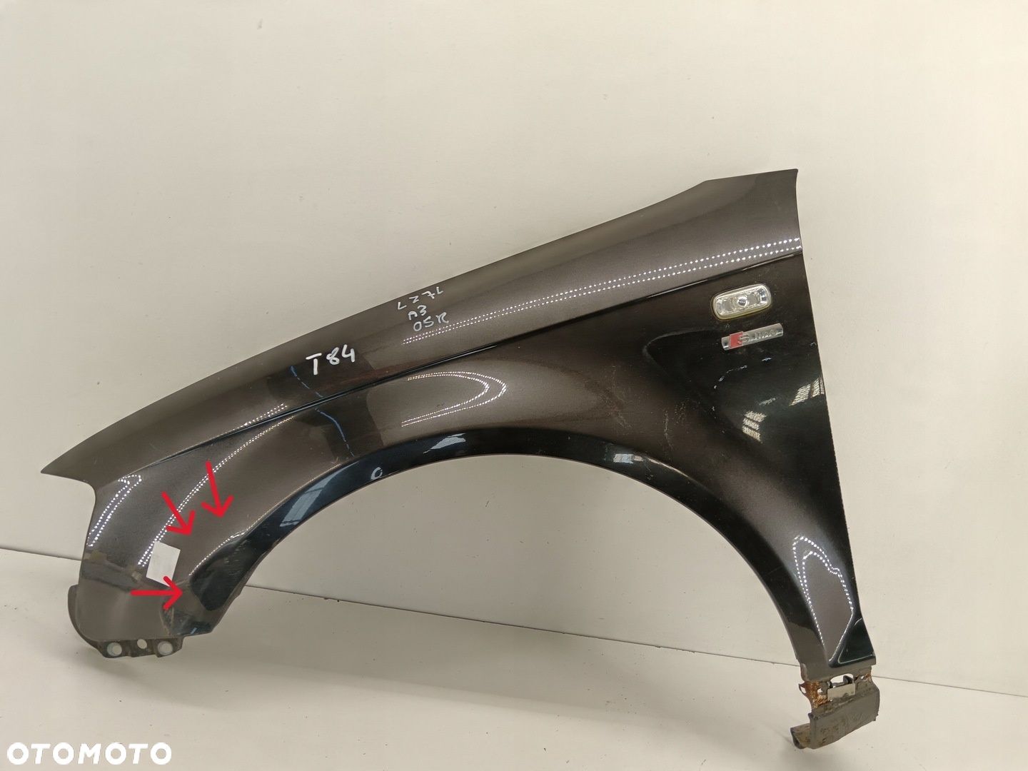 BŁOTNIK LEWY PRZEDNI AUDI A3 8P LIFT 05-08 LZ7L - 1