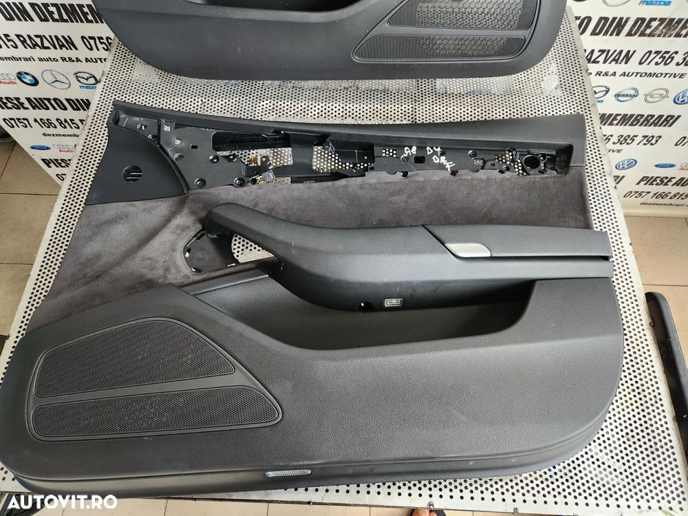 Fata Tapiterie Usa Fata Spate Audi A8 4H D4 Volan Stanga Alcantara An 2010-2011-2012-2013-2014-2015 - 8