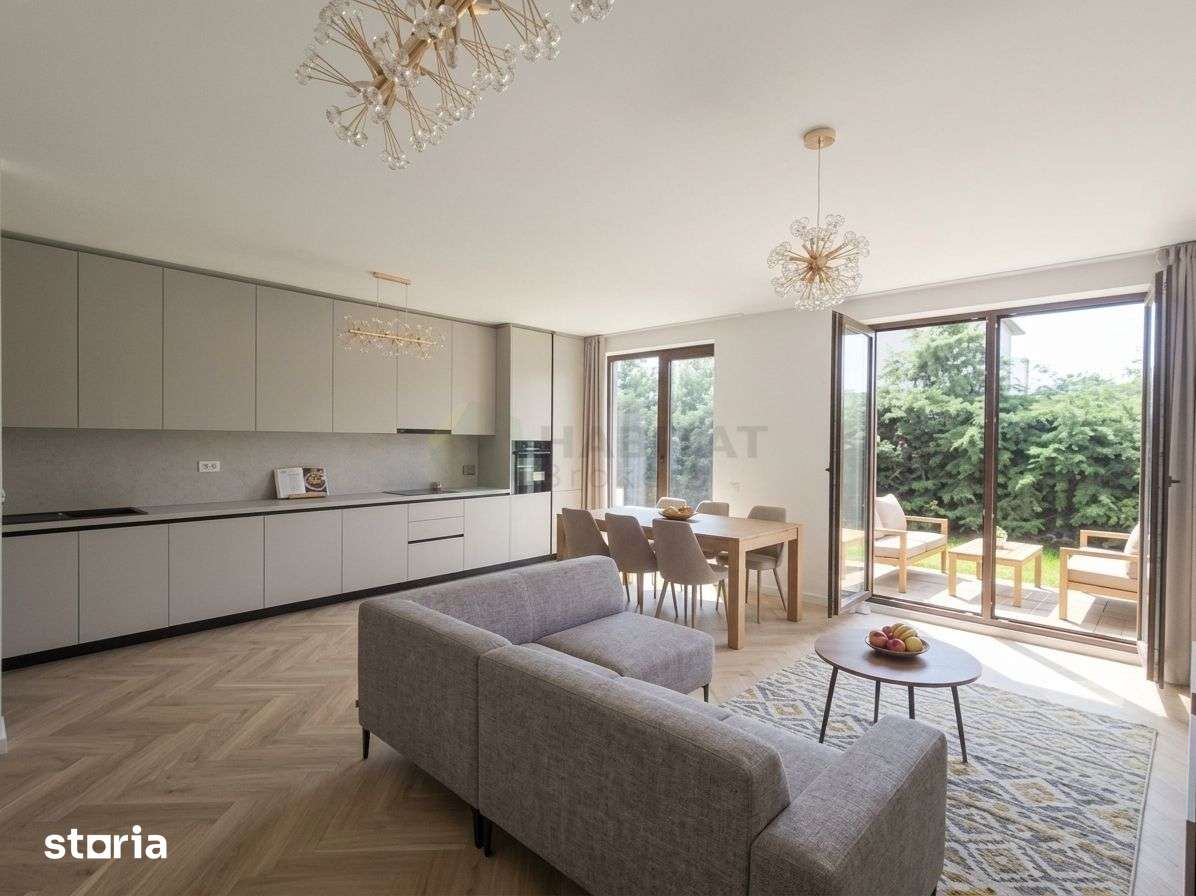Duplex finalizat in complex stil brâncovenesc, cu grădină proprie — fotografia 1