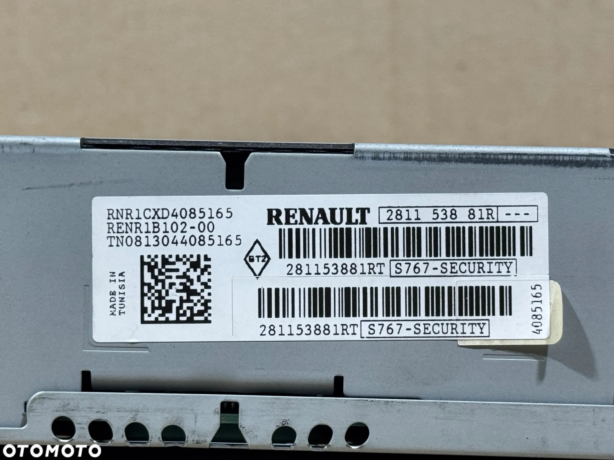 RENAULT CLIO III RADIO CD 281153881R 281153881RT - 5