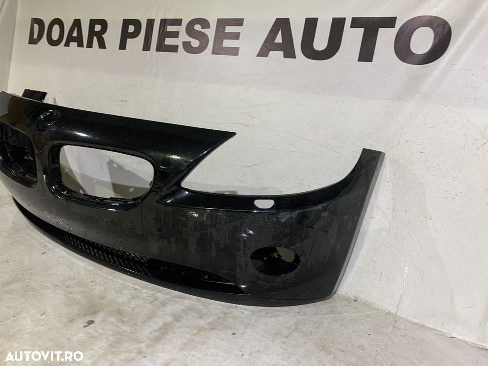 Bara fata BMW Z4 E85/E86, 2002, 2003, 2004, 2005, cu gauri pentru spalatori faruri. - 2