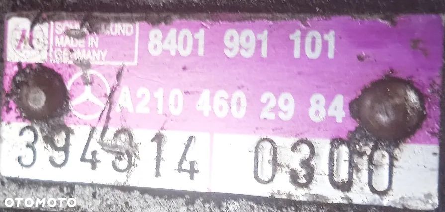 MAGLOWNICA	MERCEDES W210 - 2