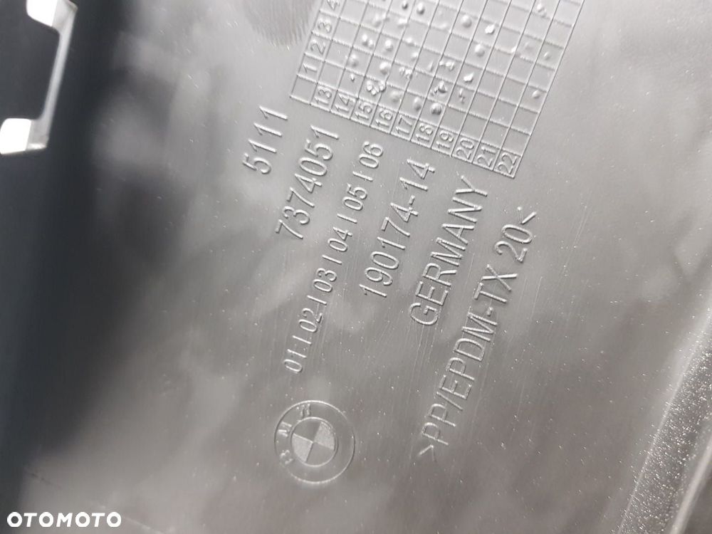 NOWY SPOILER ZDERZAKA BMW X1 E84 LCI 12-15 LIFT PRZEDNI PDC PRZÓD 7374051 - 8