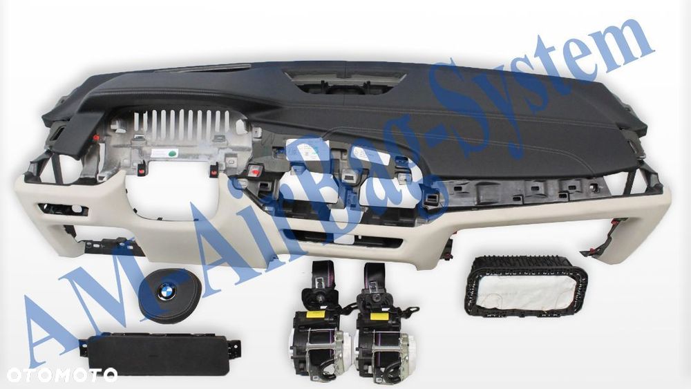 BMW X5 G05 X6 G06 X7 G07 Deska Poduszki Pasy AirBag Konsola Kokpit Regeneracja Naprawa - 2