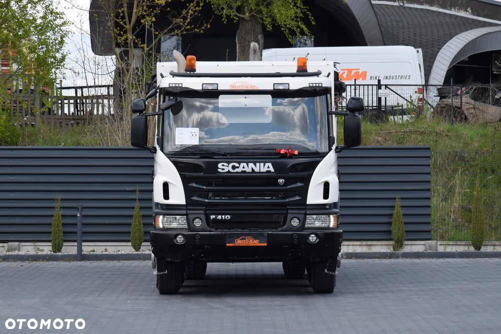 Scania P410 / 8x4 / EURO 6 / WYWROTKA / HYDROBURTA / AUTOMAT / KAMERA COFANIA / NAWIGACJA / HAK / NISKI PRZEBIEG / 2016 / SERWISOWANY / SPROWADZONY - 2