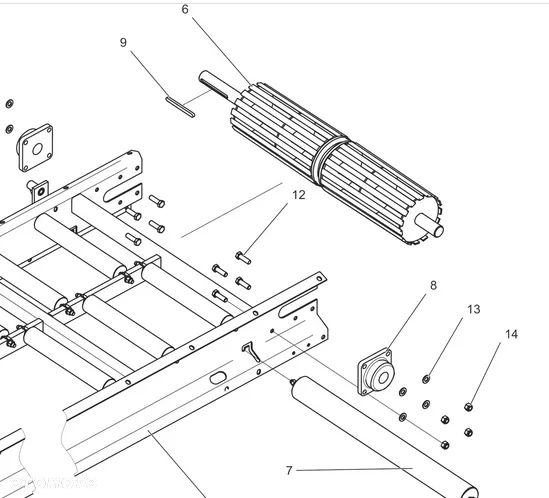 Rolka tylna kompletna - 1