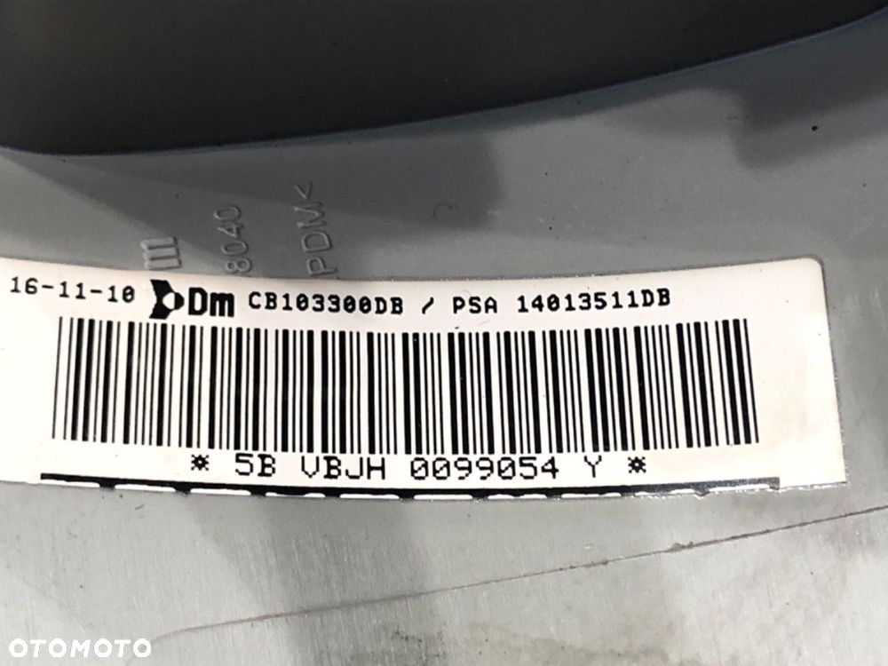 PODUSZKI AIRBAG PASY BEZPIECZEŃSTWA KOMPLET  CITROEN JUMPY (VF7) 2007 - 2016 2.0 HDi 120 88 kW [120 - 4