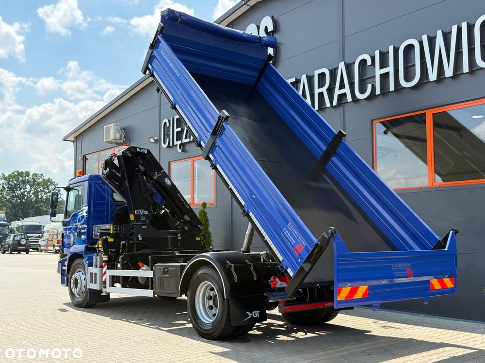 MAN TGM TGL TGS 18.250 // E6 // Klimatyzacja //  wywrotka + HDS HMF z pilotem // 4x2 // budowlanka // kiper wywrot żuraw dzwig kran crane - 15
