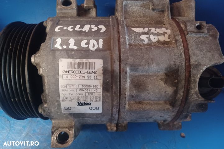 COMPRESOR AC A0022305011 0040311145 MX1253 Mercedes-Benz C-Class W204 - 2