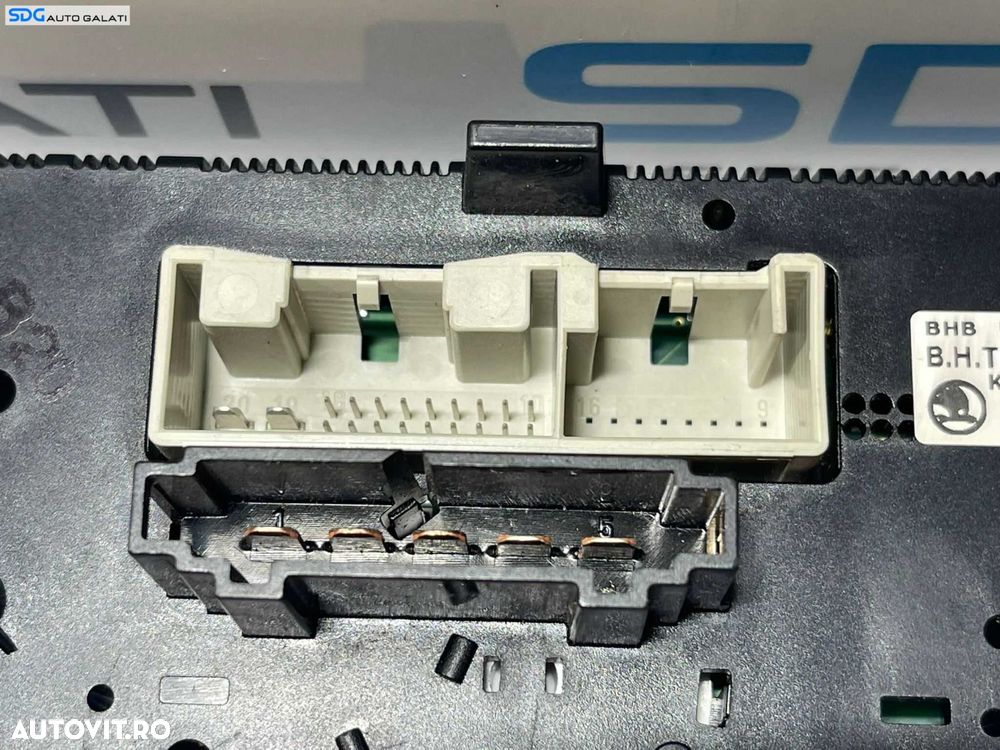 Climatronic Panou Comanda AC Aer Conditionat Clima Skoda Octavia 2 2004 - 2013 Cod 1Z0819047 [1056] - 7