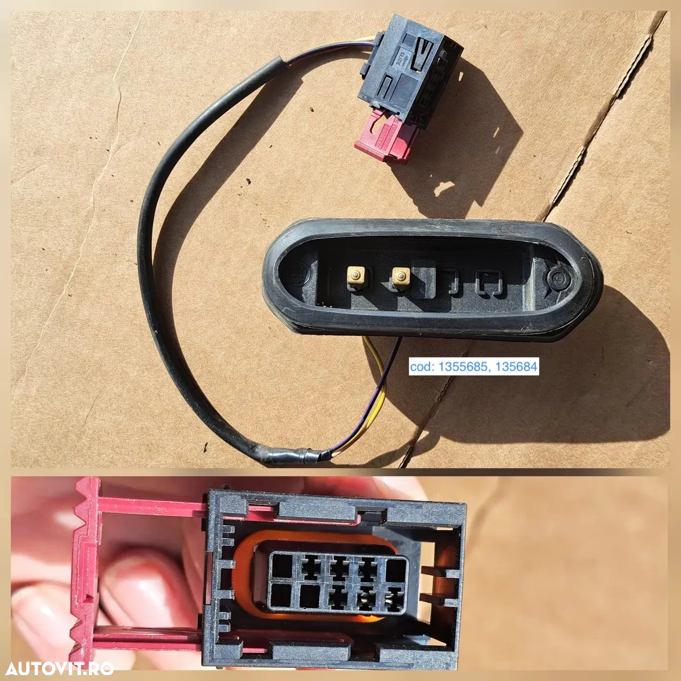 Sistem inchidere usa culisanta fiat ducato peugeot boxer citroen jumper ( pentru masini cu volan pe stanga ) broasca maner opritor contact electric cabluri - 7