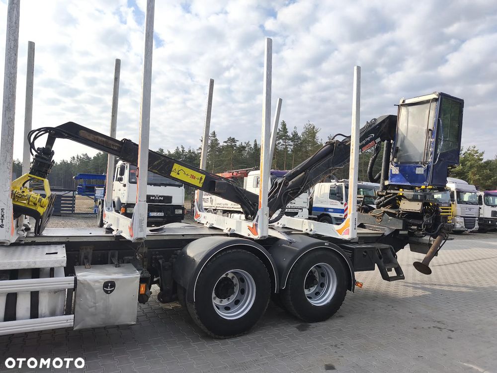 Scania R 6x4 Jonsered 1080 do lasu 2014 rok drzewa drewna kłonice - 14