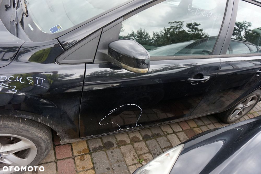 DRZWI PRZEDNIE LEWE FOCUS II MK2 LIFT KOMBI F3  CZARNY FORD 2008-2011 - 2