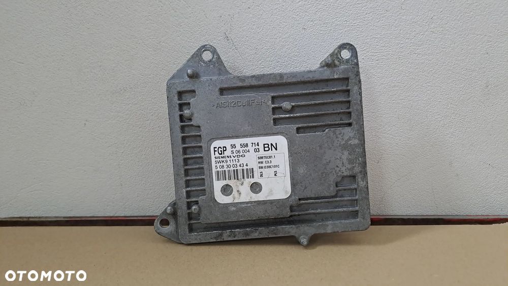 OPEL VECTRA C KOMPUTER STEROWNIK SILNIKA ECU 2.2 Z22YH 55558714BN - 1