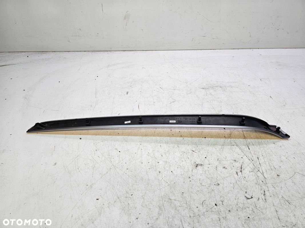 LISTWA DEKORY DRZWI LEWY P AUDI A4 B7 B6 8E0867409 ALUMINIUM - 6