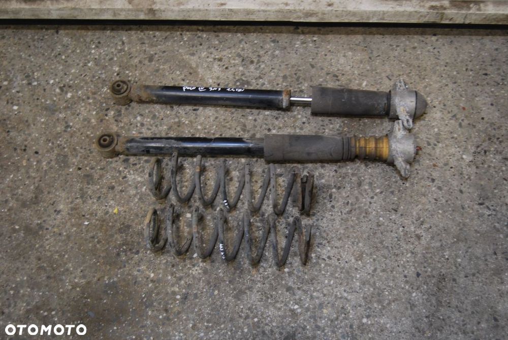 AMORTYZATORY TYŁ TYLNE + SPRĘŻYNY VW POLO IV 9N3 IFT 1.4 TDI MONROE - 1
