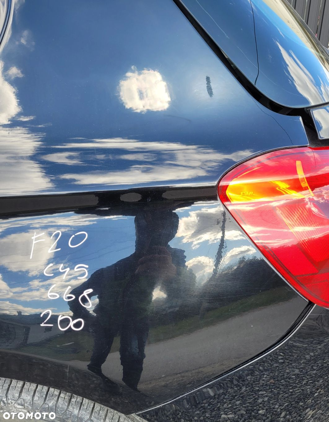 ĆWIARTKA BŁOTNIK LEWY TYŁ TYLNA BMW F20 668 SCHWARZ II - 3