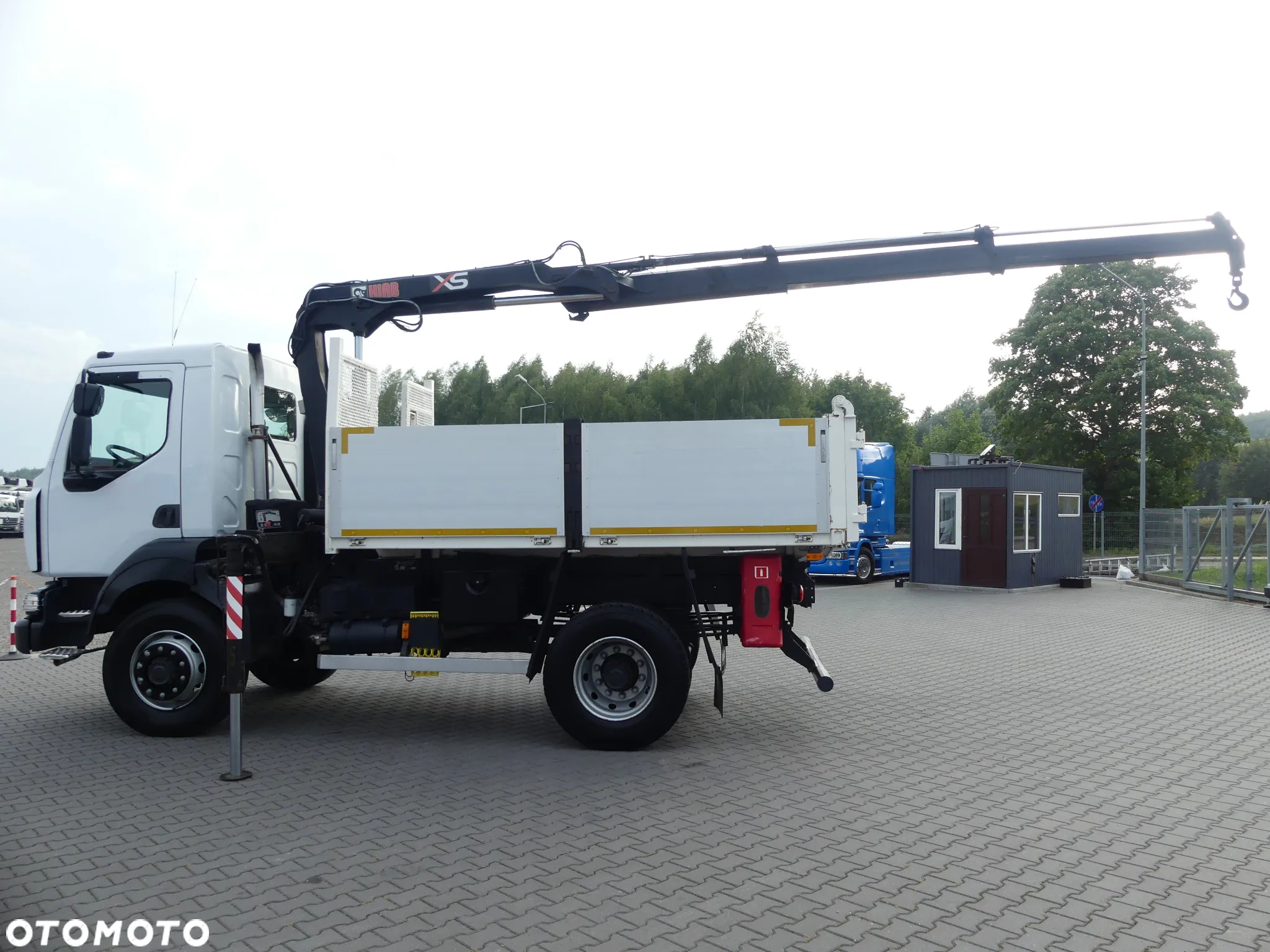 Renault MIDLUM 180  4x4 / WYWROTKA + HDS HIAB SKŁADANY W Z / - 3