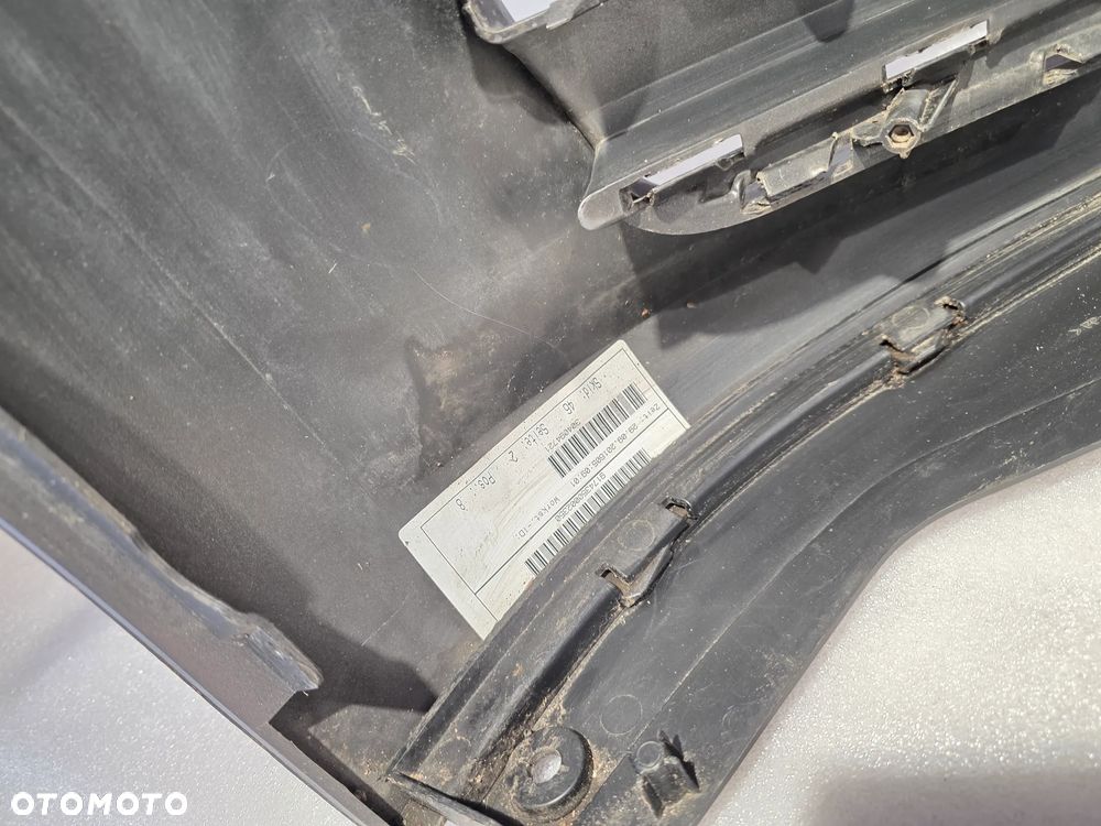 VW SPORTSVAN 13- 510 ŁADNY ZDERZAK PRZEDNI PRZÓD NA SPRYSKI + 4xPDC , KOLOR SZARY / GRAFITOWY METALIK + OSŁONA POD ZDERZAK , NR 510807221F , NR AUKCJI NZ1625 - 31