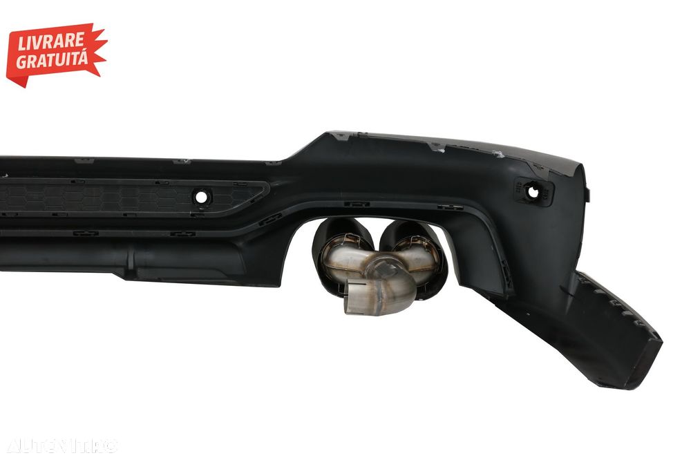 Difuzor Bara Spate cu Evacuare Dubla BMW X4 G02 (2018-up) M Sport- livrare gratuita - 5