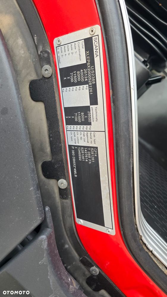 Scania P380 6x2 Euro 5 bez EGR! full air napojówka kurierka 20 palet otwierane boki rama do zabudowy! - 31