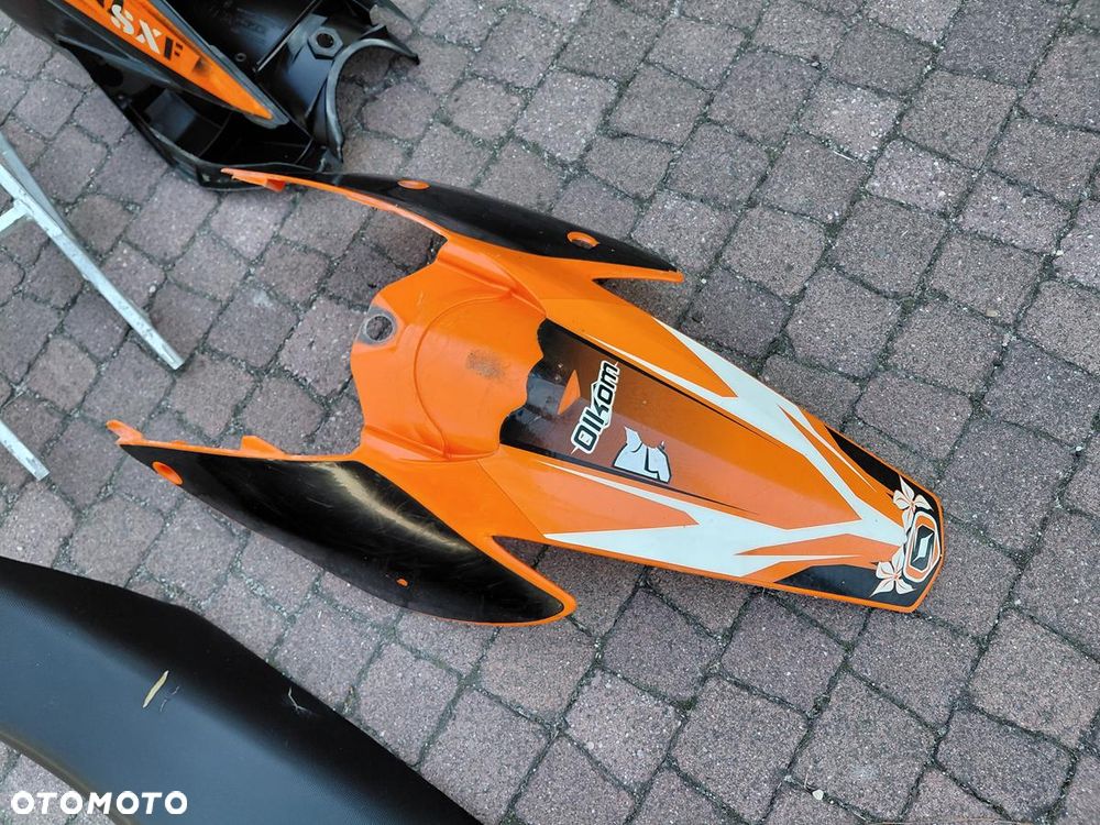 KTM EXC SX SXF 2004-2007 POLIFT BUDA KOMPLET PLASTIKÓW OWIEWKI SIEDZENIE BAK AIRBOX STELAŻ NADWOZIE RESTYLE LIFT - 15