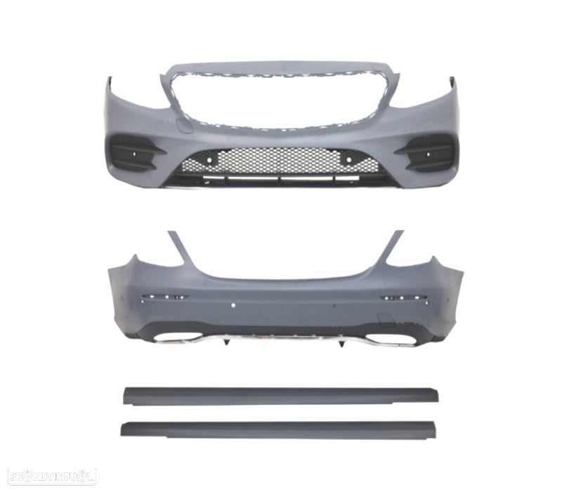 KIT CARROÇARIA PÁRA-CHOQUES MERCEDES CLASE E W213 16- LOOK AMG - 2