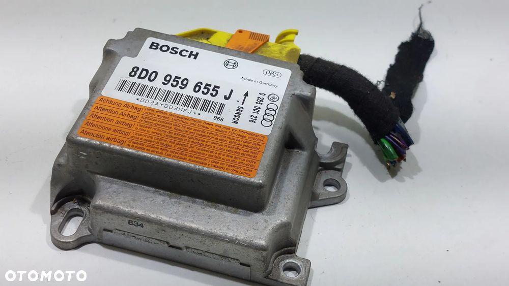 SENSOR PODUSZEK PODUSZKI AIRBAG AUDI A4 B5 LIFT 655J SLASK WYSYLKA VAT - 1