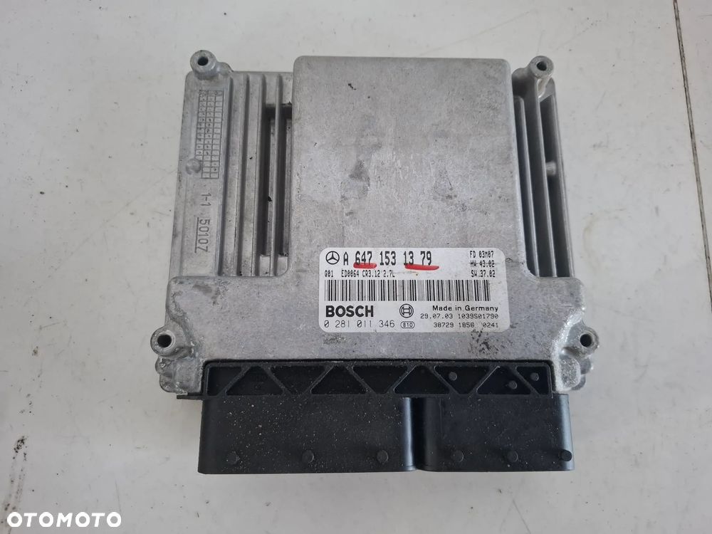 KOMPUTER STEROWNIK SILNIKA MERCEDES W211 2,7 CDI a6471531379 - 1
