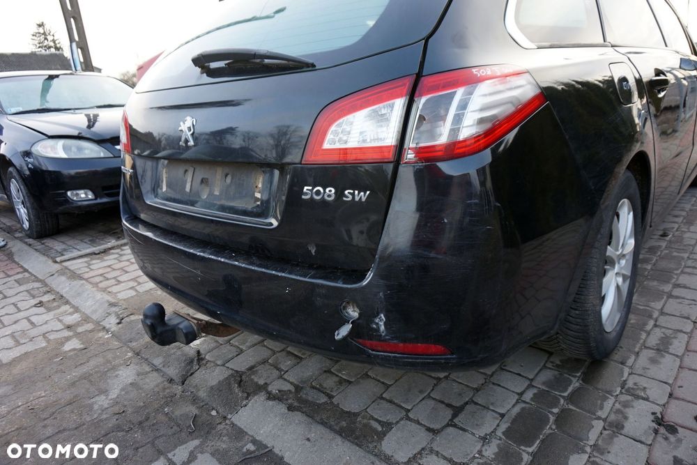 ZDERZAK TYLNY 508 I SW KOMBI KTVD  CZARNY PEUGEOT 2010-2018 - 4