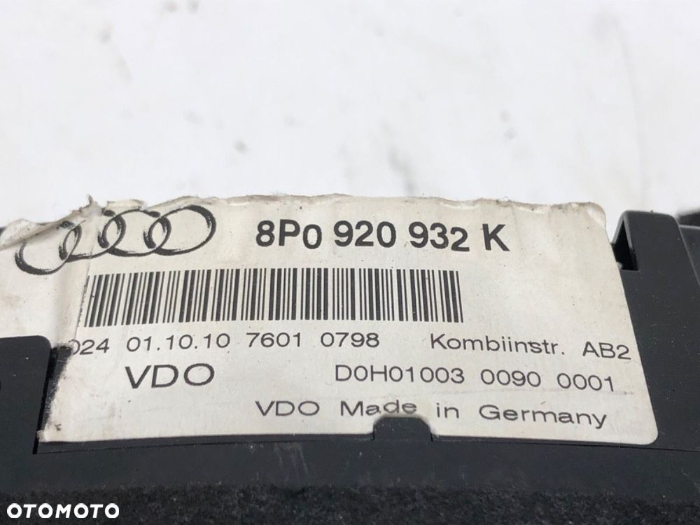 LICZNIK - 585.00 PLN - AUDI A3 (8P1) 2003 - 2013 1.8 TFSI 118 kW [160 KM] benzyna 2006 - 2012 - 4