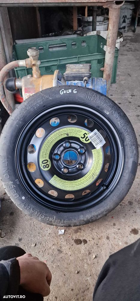Roata Rezerva Slim Vw Golf 6 Audi A3 Jetta pe 16 - 2