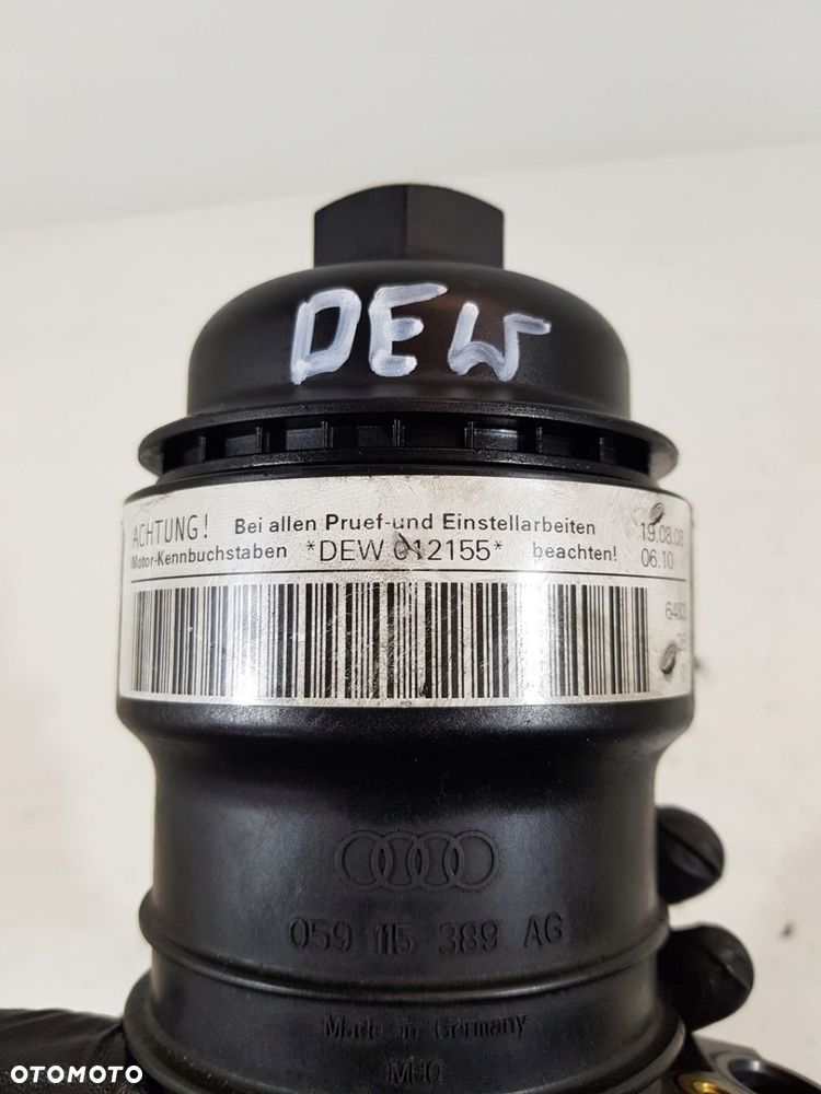 OBUDOWA FILTRA OLEJU 059115389AG AUDI A6 C8 A7 A4 B9 Q5 VW 3.0TDI - 7