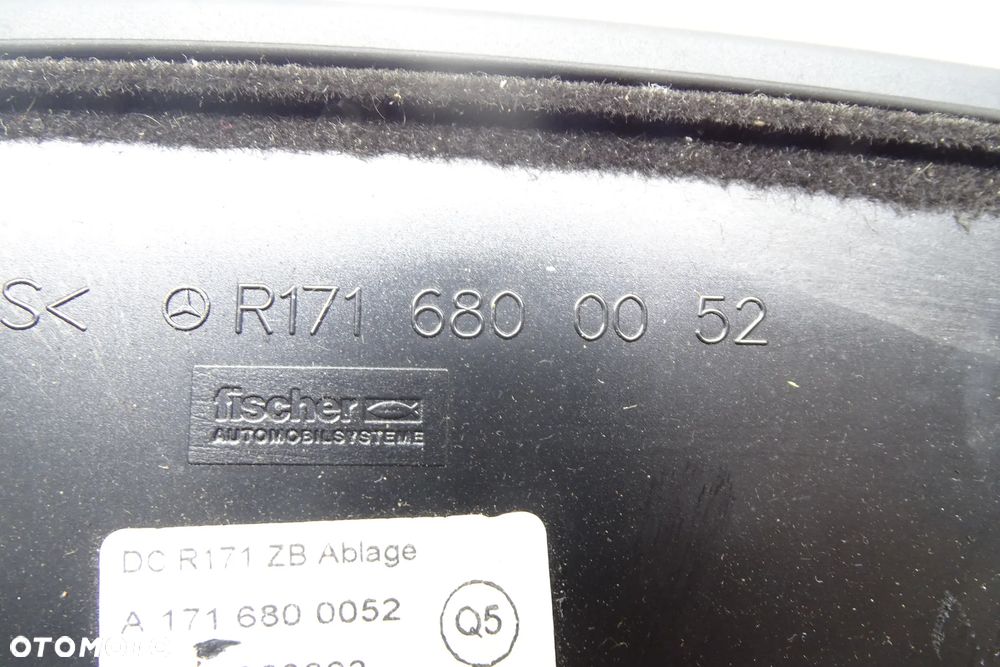 MERCEDES SLK R171 W171 Schowek Półka Konsoli Pod Radio A1716800052 - 4