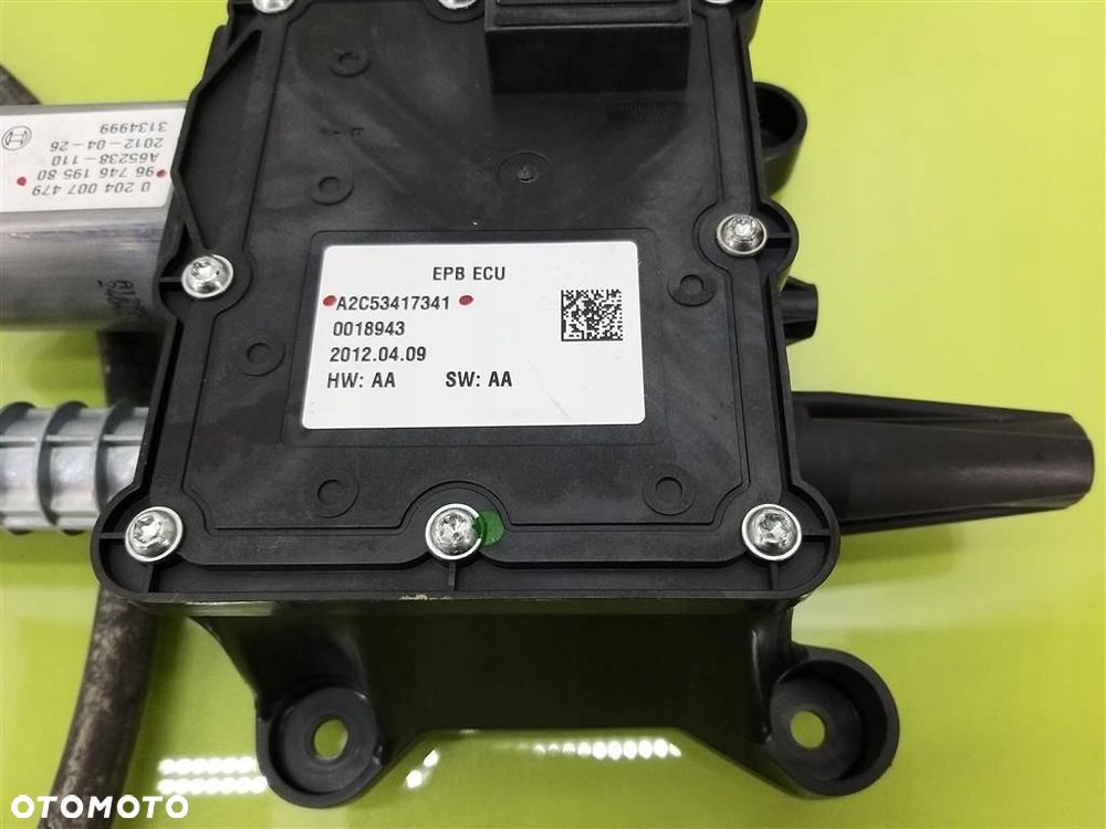 Mechanizm hamulca ręcznego Citroen DS5 2011-2015 9674619580 ORYGINAŁ - 2