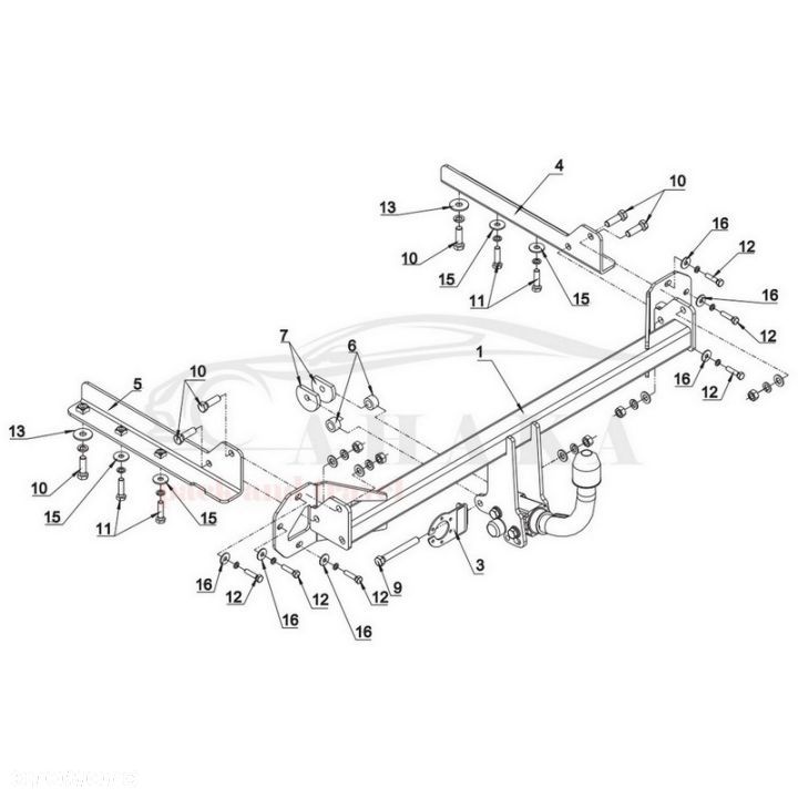 Hak Holowniczy Automat Do Honda Civic Hatchback 2015-2016 - 3