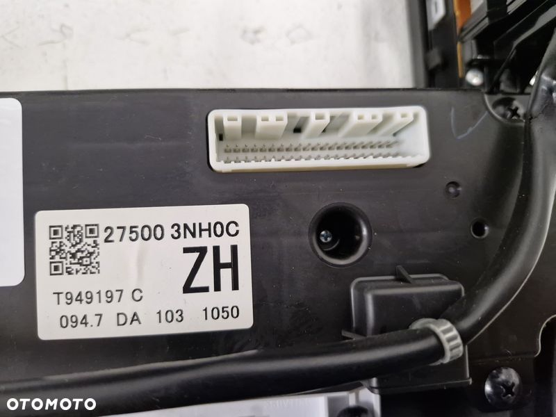 NISSAN LEAF I PANEL ŚRODKOWY KLIMATYZACJI RAMKA KRATKI NAWIEWU 275003NH0C - 10