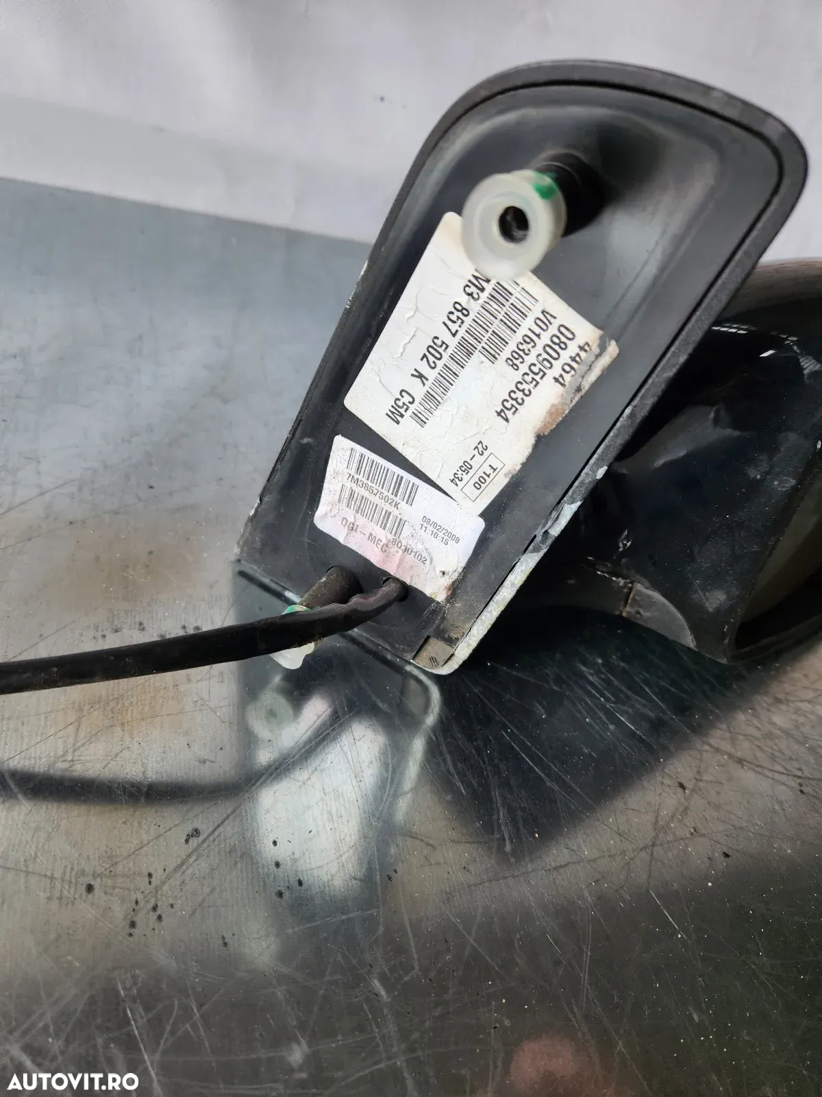 Oglinda Dreapta Vw Sharan An 2001-2002-2003-2004 Electrica Cu 7 Fire La Mufa - 6