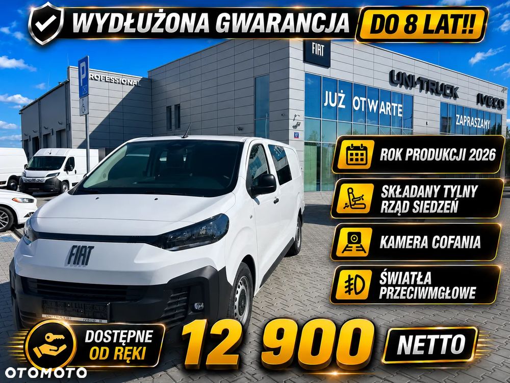 Fiat Scudo XL ⭐brygadowy 6os.⭐ 1.5 120KM Kamera cofania dostępny od ręki!! - 2