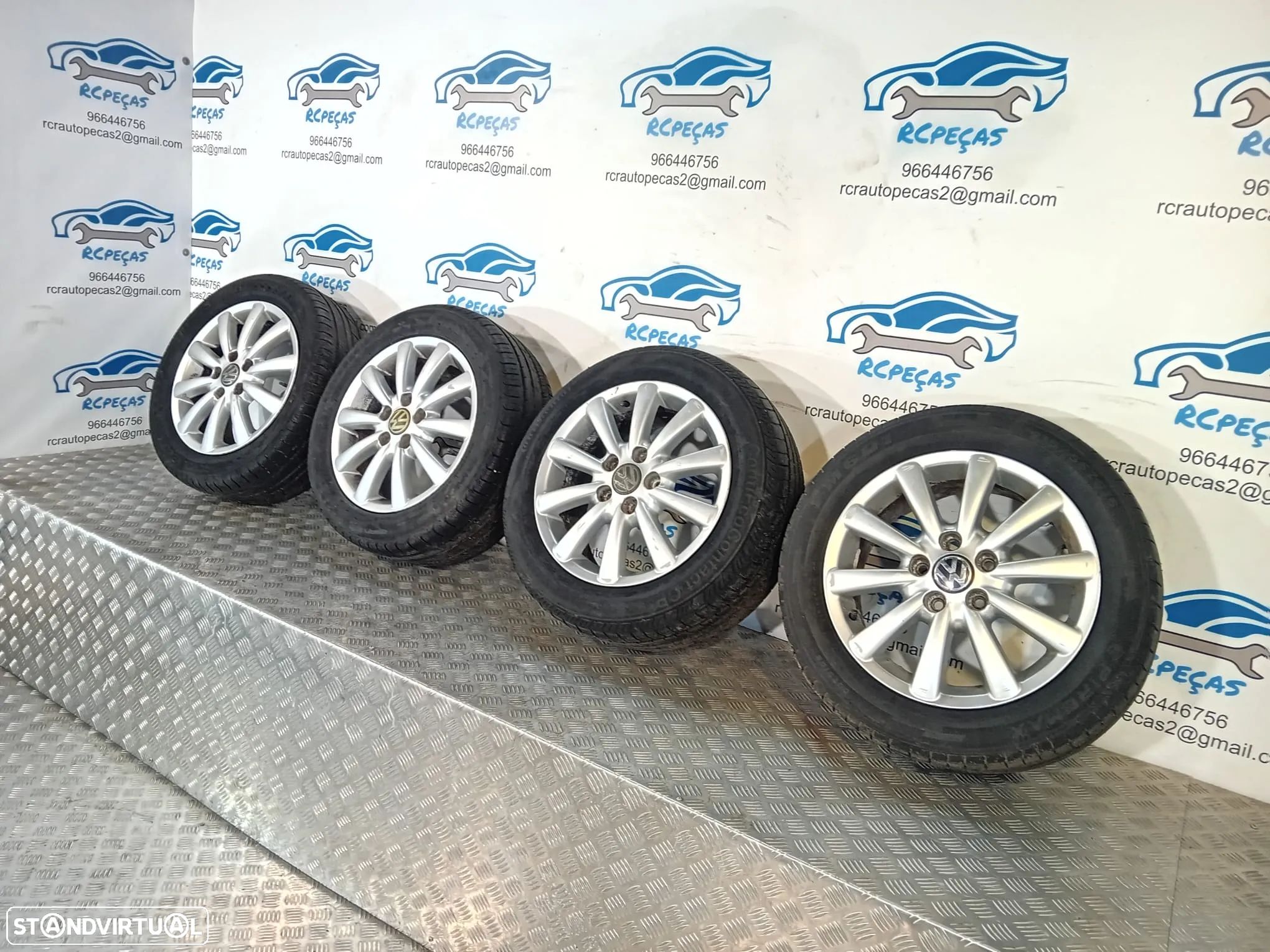 Jantes 17 Originais VW Sharan 7M3601025G 7J 16 ET59 - 1