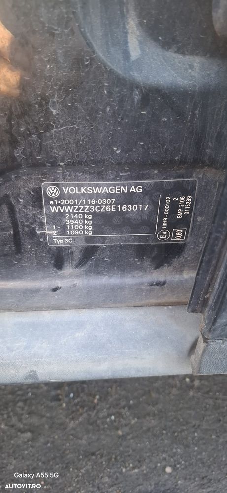 Dezmembrez Volkswagen Passat B6 PMP - 3