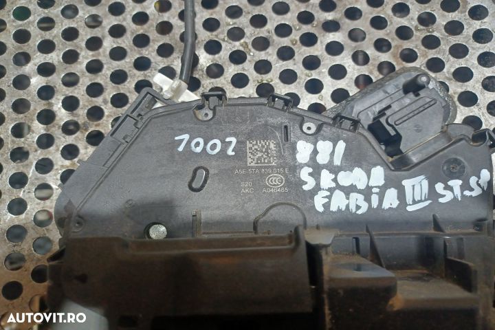 Broasca usa spate stanga A5E-5TA 839 015 E  A5E5TA839015E Skoda Fabia - 2