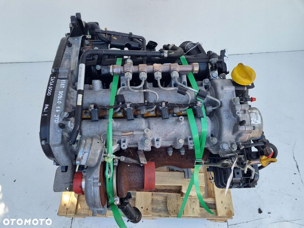 SILNIK KOMPLET Fiat Doblo II 1.6 JTD M-JET MULTIJET 120tyś 263A5000 - 4