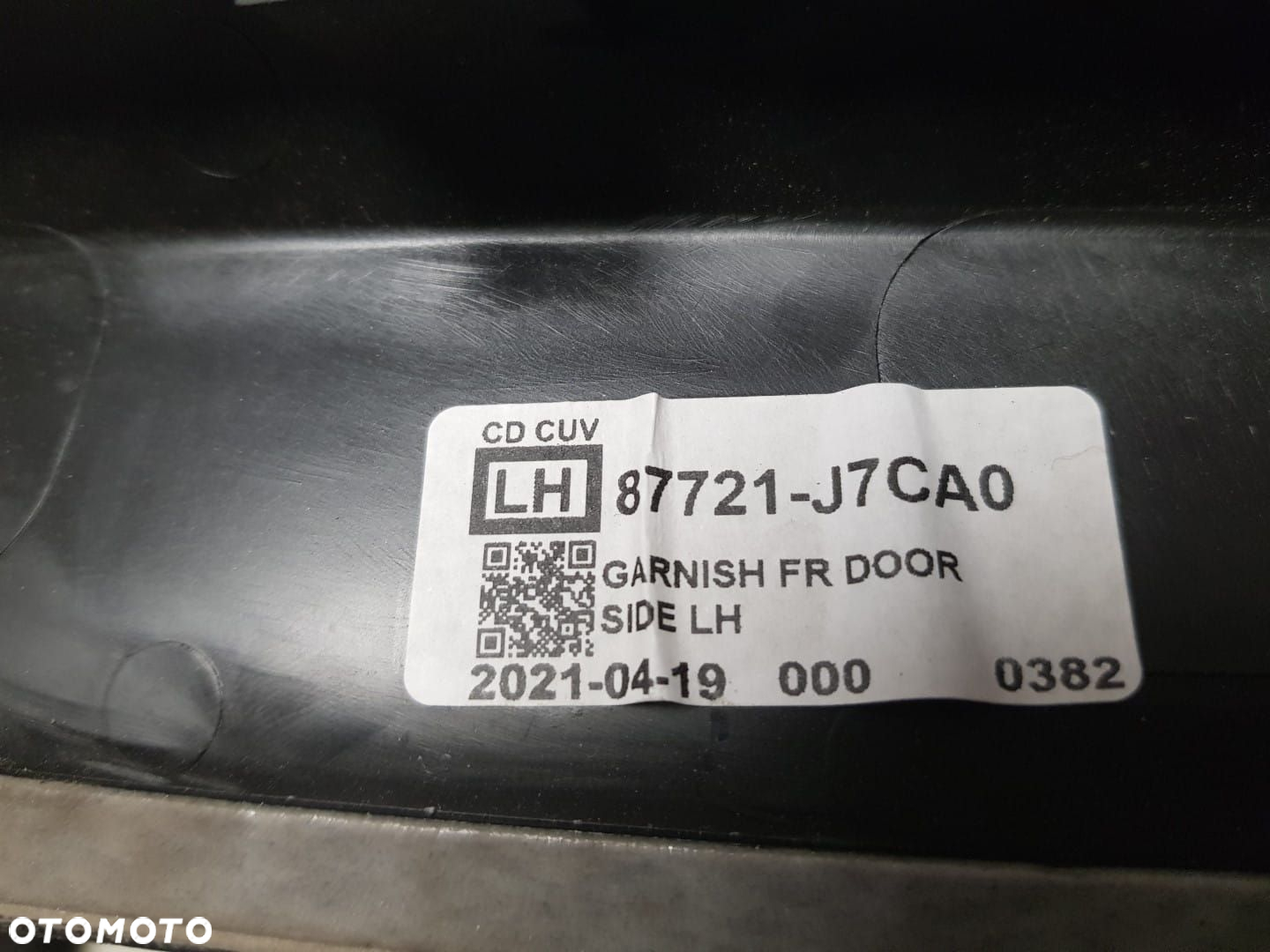 KIA XCEED X-CEED 19-22 LISTWA DRZWI PRAWA PRZÓD PRZEDNIA 87721-J7CA0 ORYGINAL - 4
