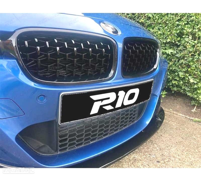 GRELHA BMW F32 F33 F36 13-16 LOOK M4 PRETO DIAMANTE - 2