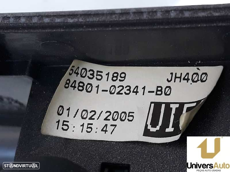 COMANDO ELEVADOR DE VIDRO FRONTAL DIREITO TOYOTA COROLLA 2005 -8481002041 - 3