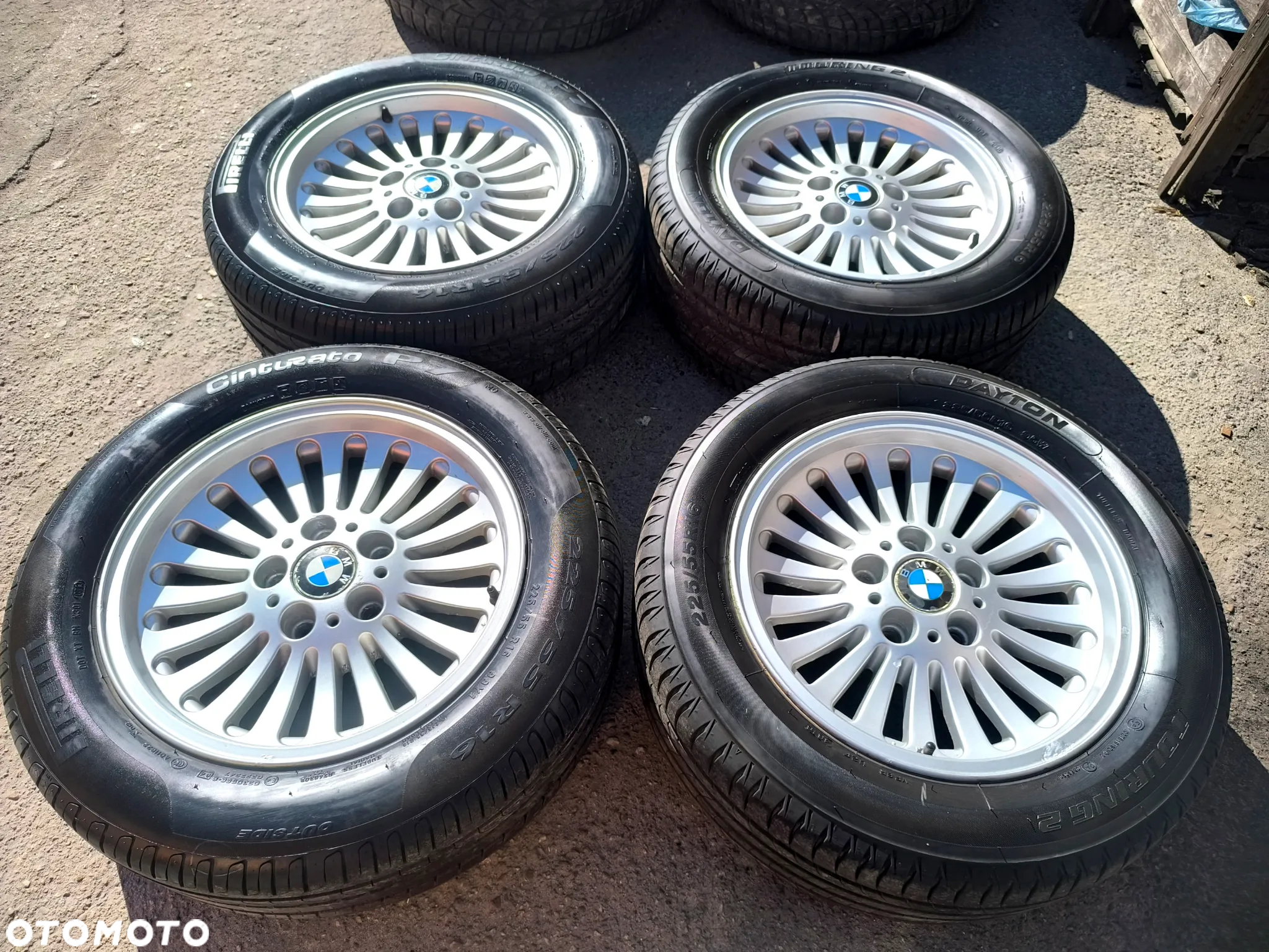 5x120 Felgi Aluminiowe Alufelgi 16 Koła Letnie Lato BMW SERIA 3 E90 E91 F30 F31 5 E34 E39 E60 E61 ET20 7 E38 Legnica ALU-RAD VW T5 STYLING WZÓR 33 225/55 - 2