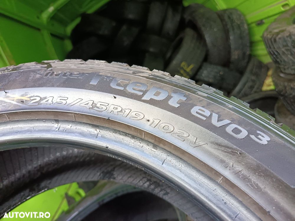 Anvelope MS iarna 245 45 19 hankook 2022 6.7mm - 3